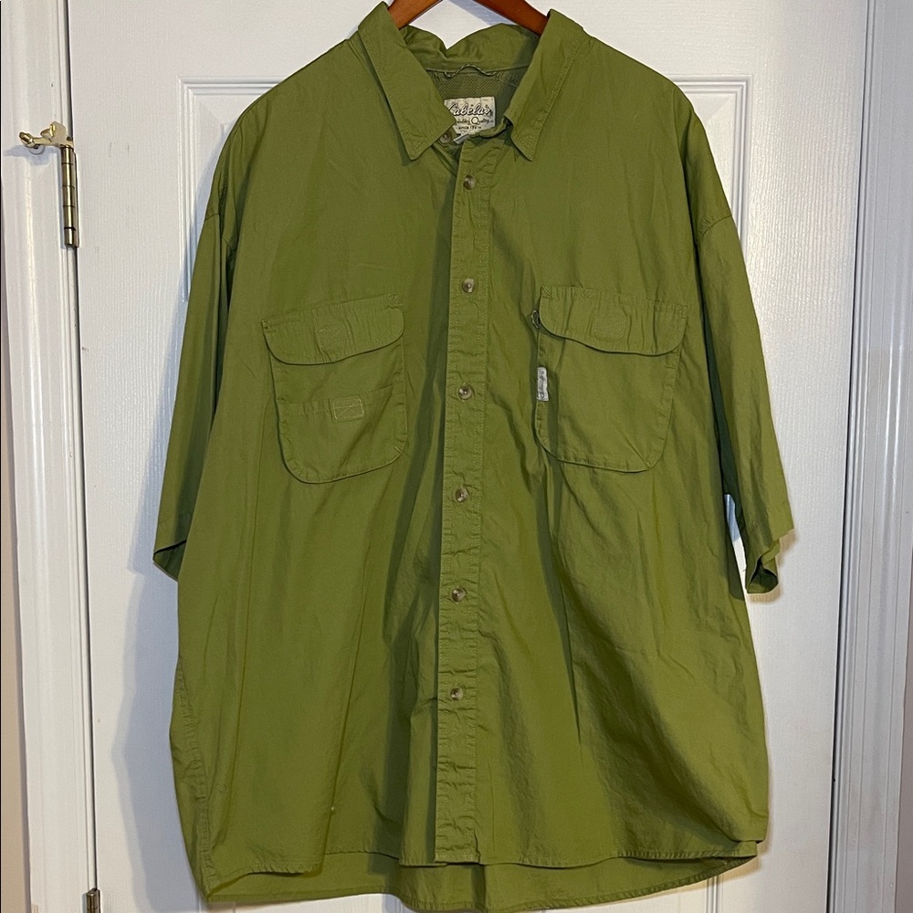 Cabela's Olive Mesh Fishing Shirt 2XL